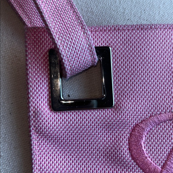 LOEWE Canvas Wristlet/Clutch Pink - Picture 3 of 9